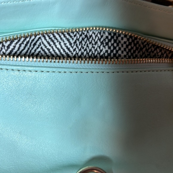 Rebecca Minkoff Purse Wintermint Leather Mini MAC Crossbody Bag - Picture 9 of 13